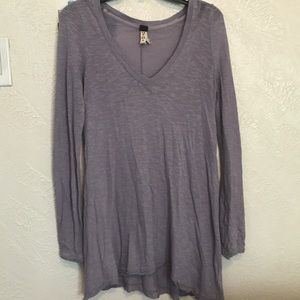 Purple Free People Tunic